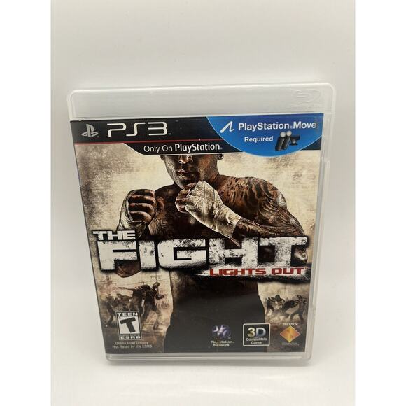 The Fight Lights Out Sony Playstation 3 PS3 ~ Complete! - TESTED - Picture 1 of 9